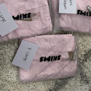 SKIMS pj set pink size XL bloom